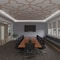 Ekena Millwork 66 56W x 66 56H x 14T Large Laird Decorative Fretwork Wood Ceiling Panels, Maple CELW67X67X0250LRDMA - alternate 6